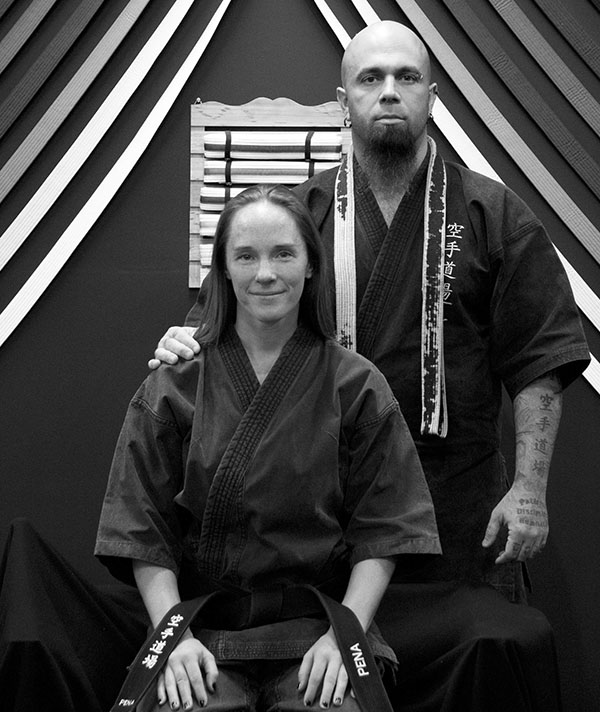 Allie with Sensei Pena